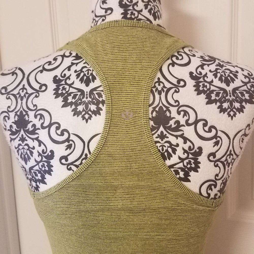 LuLulemon Striped Stretch Rackerback Tank Top S - Picture 5 of 5